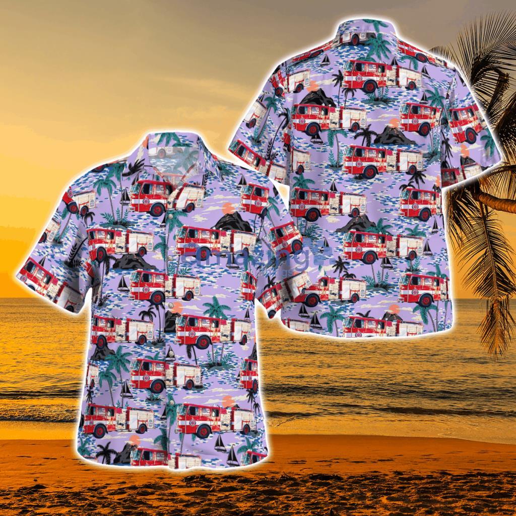 Gainesville, Florida, Alachua County Fire Rescue Tropical Hawaiian Shirt - Gainesville, Florida, Alachua County Fire Rescue Tropical Hawaiian Shirt