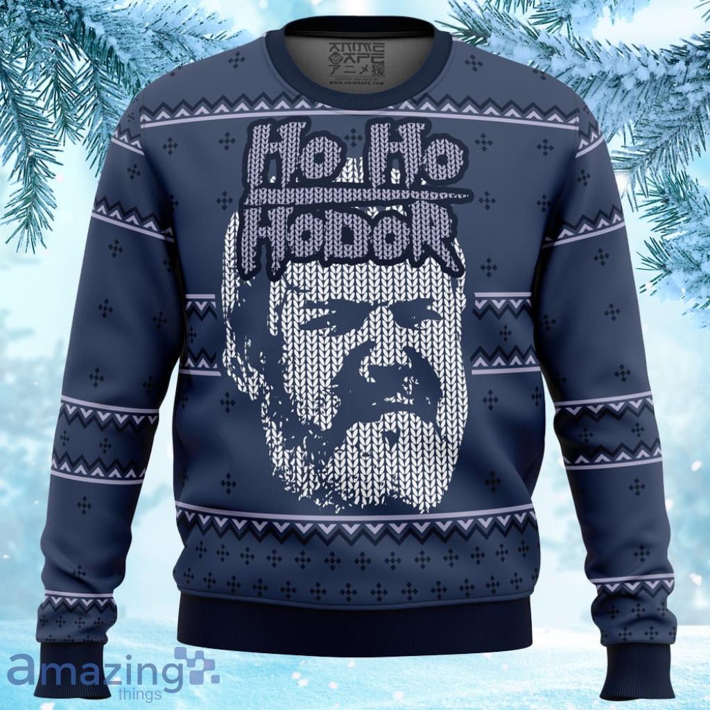 Game Of Thrones Hodor Ugly Christmas Sweater 3D - Game of Thrones Hodor Ugly Christmas Sweater