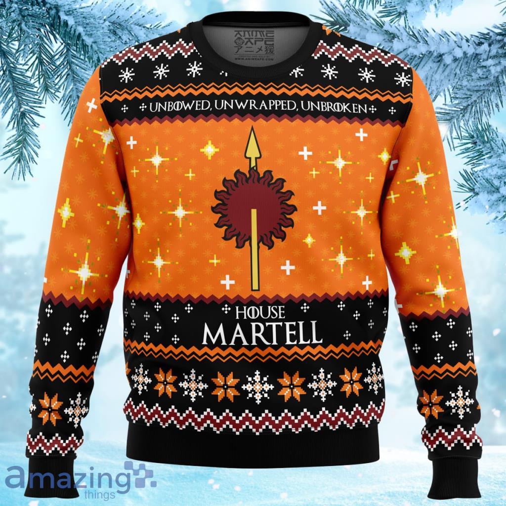 Game Of Thrones House Martell Ugly Christmas Sweater 3D - Game of Thrones House Martell Ugly Christmas Sweater Game Of Thrones House Martell Ugly Christmas Sweater 3D - Game of Thrones House Martell Ugly Christmas Sweater