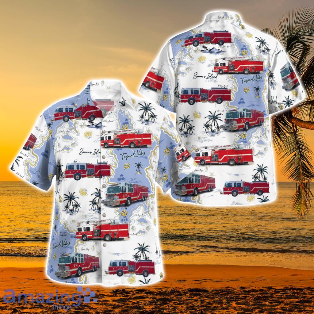 Gastonia Fire Department, Gastonia, North Carolina Hawaiian Shirt - Gastonia Fire Department, Gastonia, North Carolina Hawaiian Shirt
