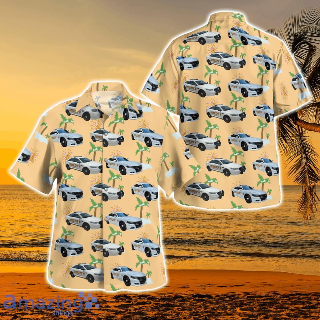 Georgia, Bibb County Office Car Christmas Hawaiian Shirt - Georgia, Bibb County Office Car Christmas Hawaiian Shirt