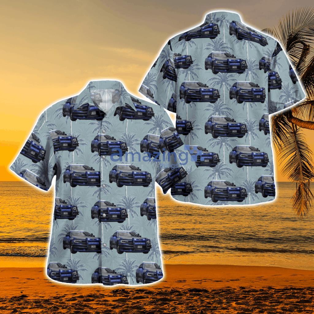Georgia Department of Public Safety Tropical Hawaiian Shirt - Georgia Department of Public Safety Tropical Hawaiian Shirt