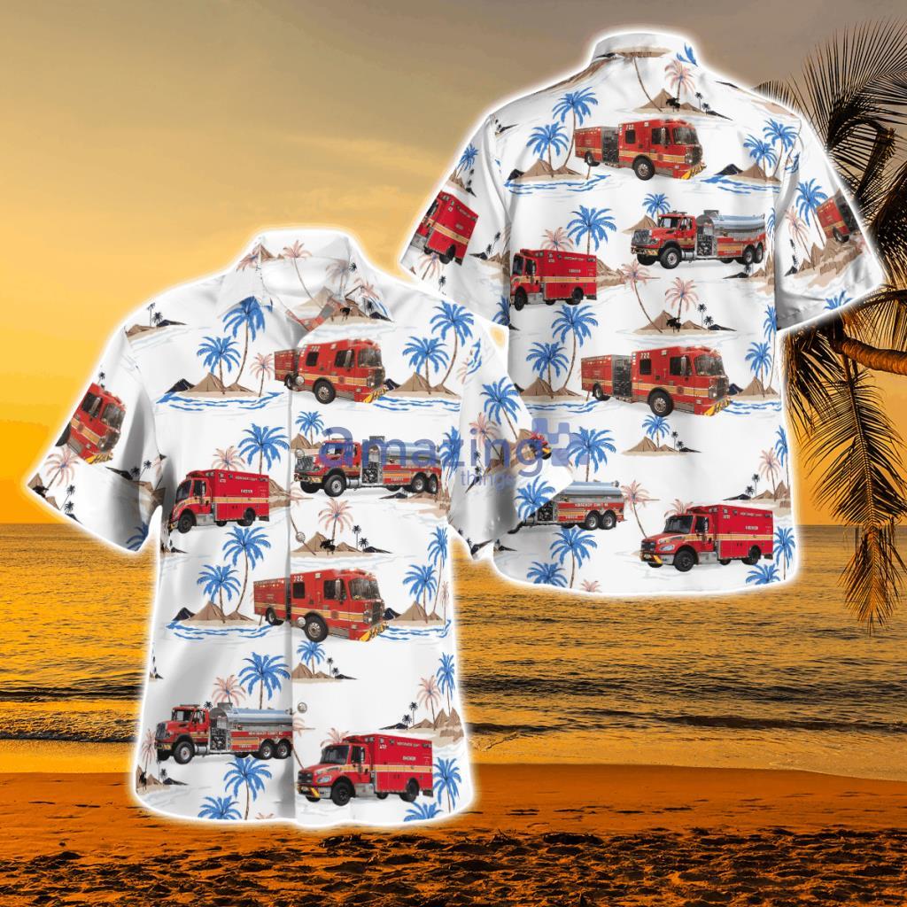 Germantown, Maryland, Kingsview Fire Department Station 22 Hawaiian Shirt - Germantown, Maryland, Kingsview Fire Department Station 22 Hawaiian Shirt