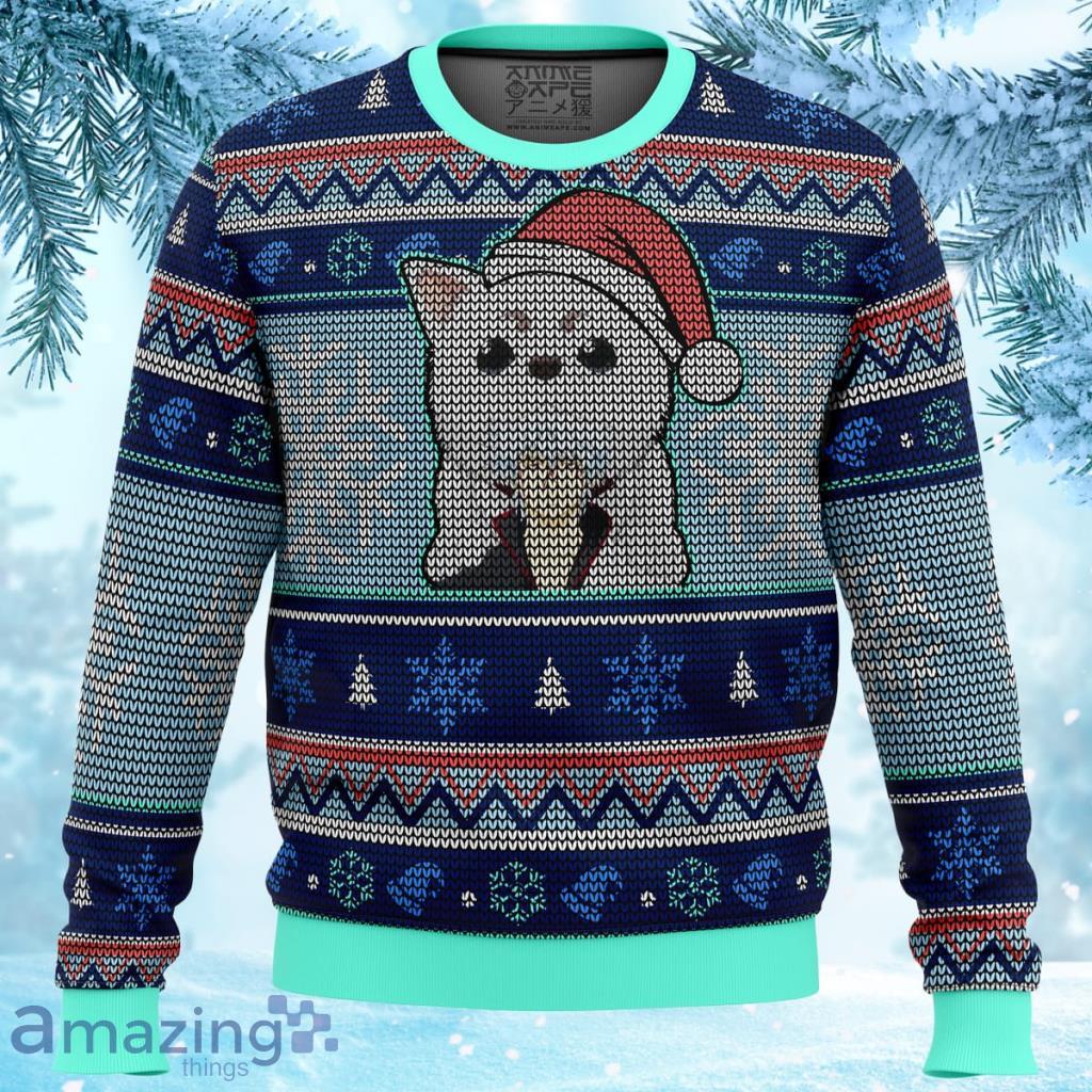Gintama Gintoki And Sadaharu Ugly Christmas Sweater 3D - Gintama Gintoki and Sadaharu Ugly Christmas Sweater
