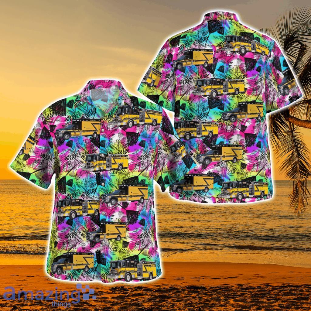 Glenn Dale Volunteer Fire Department, Maryland Hawaiian Shirt - Glenn Dale Volunteer Fire Department, Maryland Hawaiian Shirt