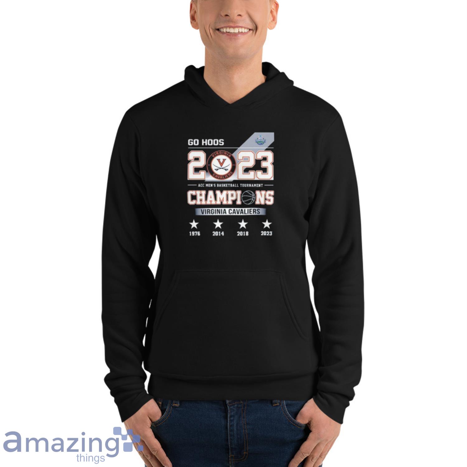 Go Hoos 2023 ACC Men’s Basketball Tournament Champions Virginia Cavaliers Shirt image Go Hoos 2023 ACC Men’s Basketball Tournament Champions Virginia Cavaliers Shirt - Unisex Fleece Pullover Hoodie