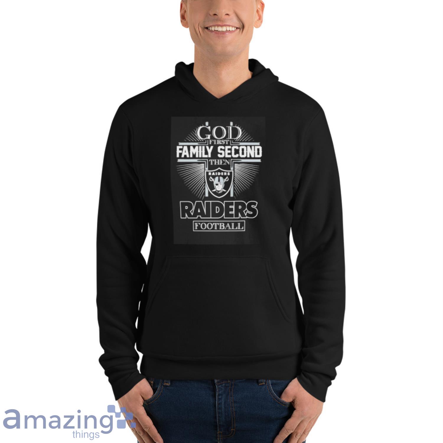 Las Vegas Raiders NFL Personalized God First Family Second