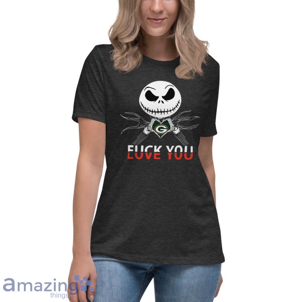 Green Bay Packers Love You Jack Skellington Halloween Shirt