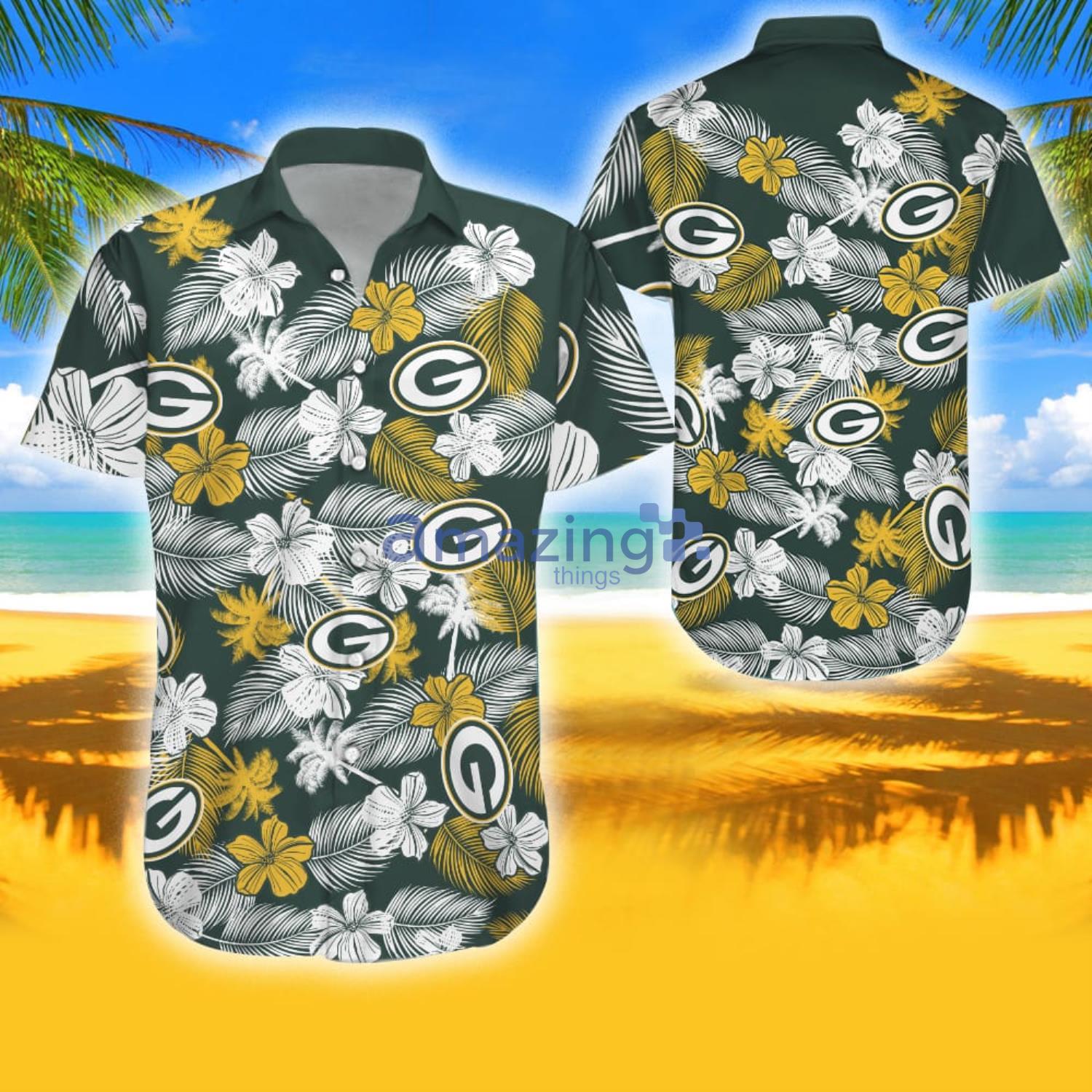 Green Bay Packers NFL Style 8 Summer 3D Hawaiian Shirt And Shorts