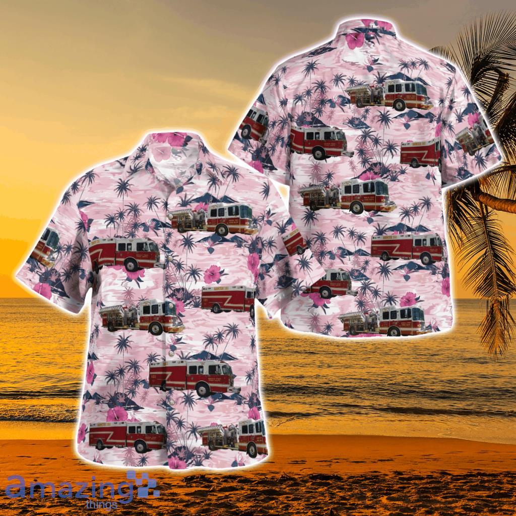Gregg Twp Fire Department, Monrovia, Indiana Hawaiian Shirt - Gregg Twp Fire Department, Monrovia, Indiana Hawaiian Shirt