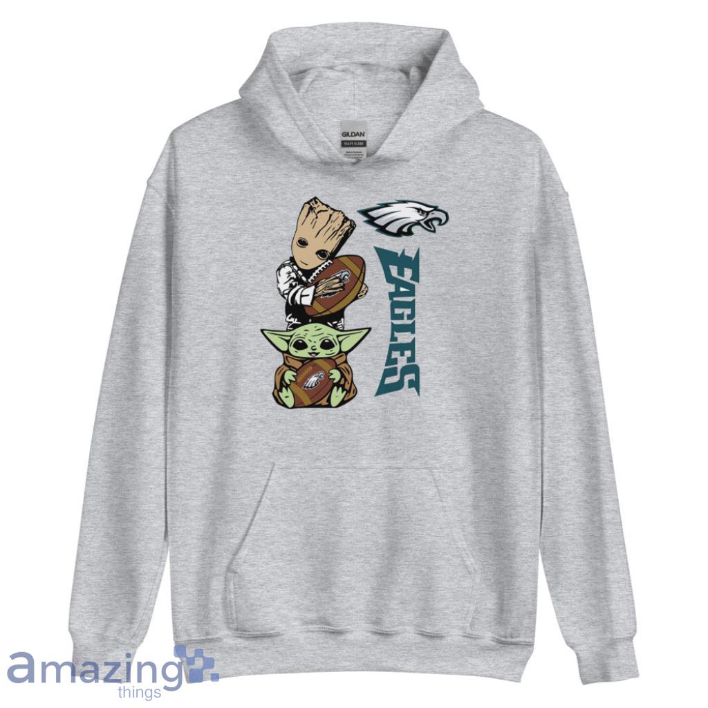 Groot And Baby Yoda Fan Philadelphia Eagles NFL Shirt