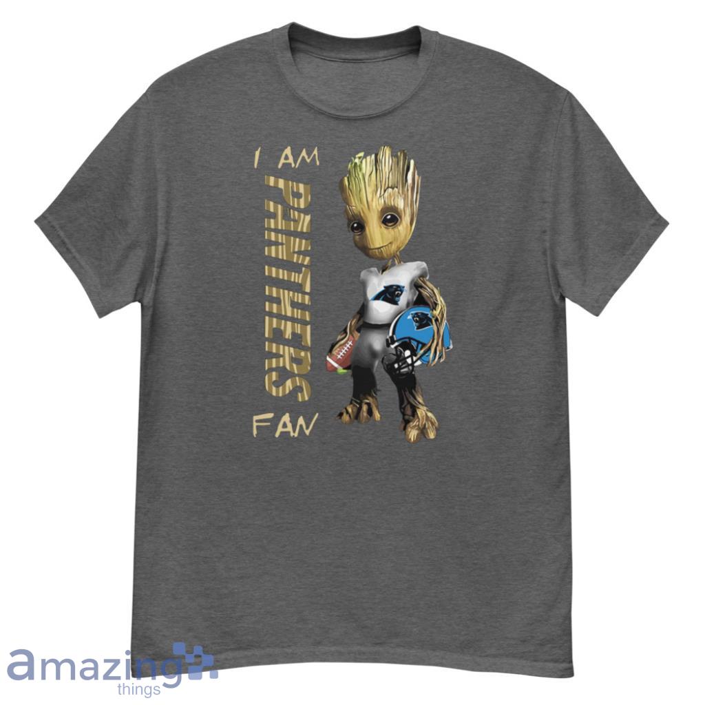 Groot Fan Carolina Panthers Shirt - High-Quality Printed Brand