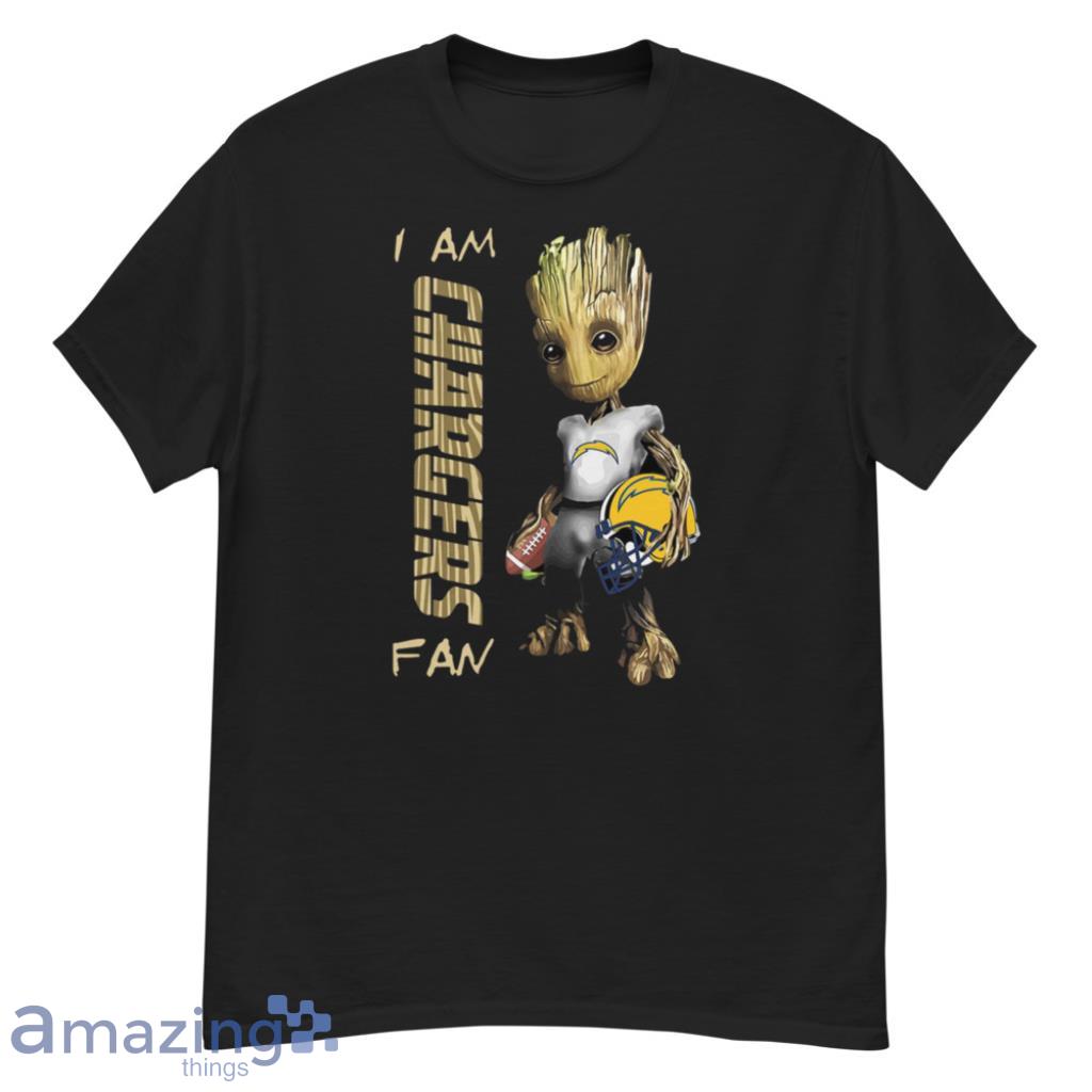 I Am Groot Fan Los Angeles Chargers Shirt - High-Quality Printed Brand