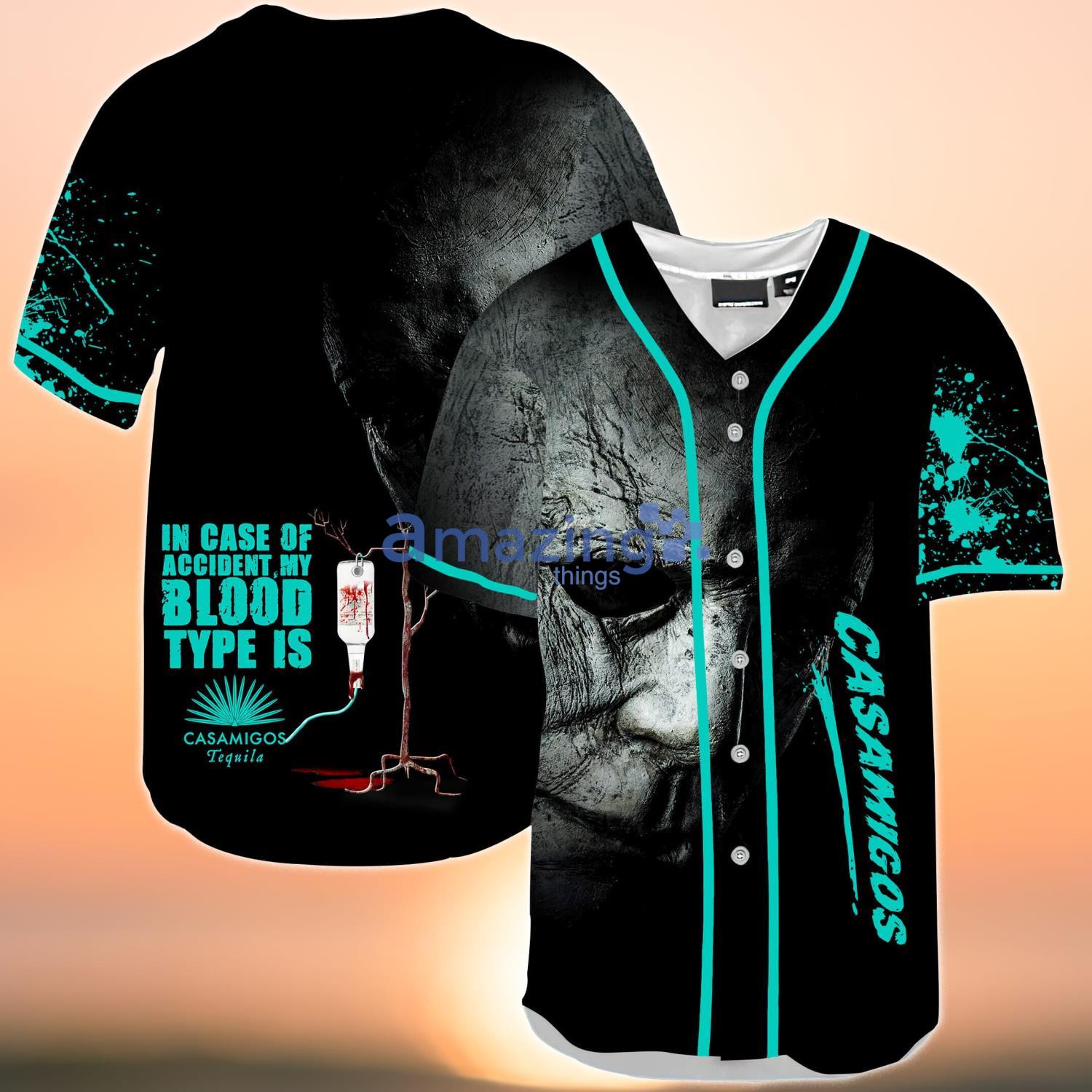 Halloween Horror Michael Myers Casamigos Baseball Jersey Shirt For Men And Women Product Photo 1