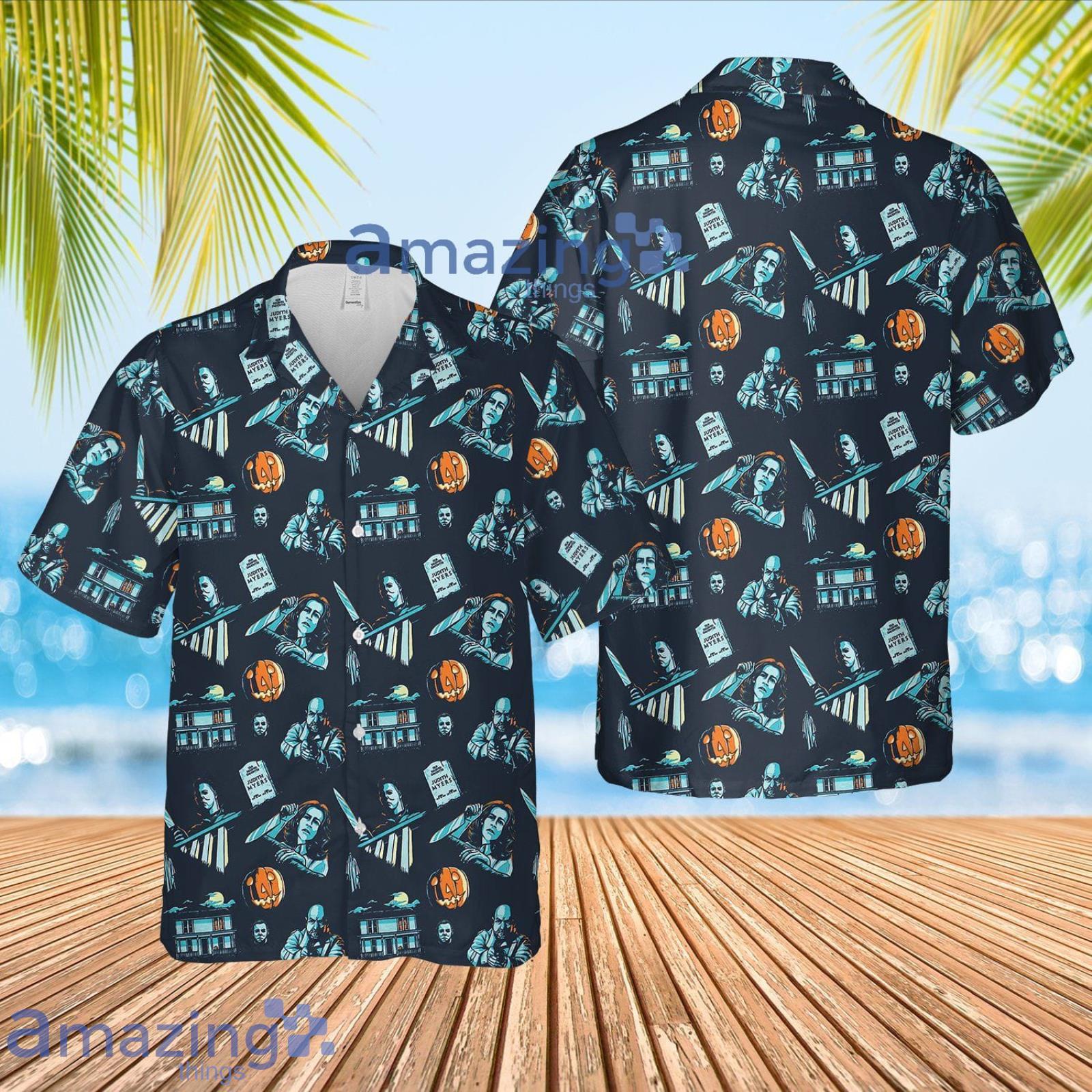 Halloween  Horror Summer Set Hawaiian Shirt And Shorts Product Photo 1