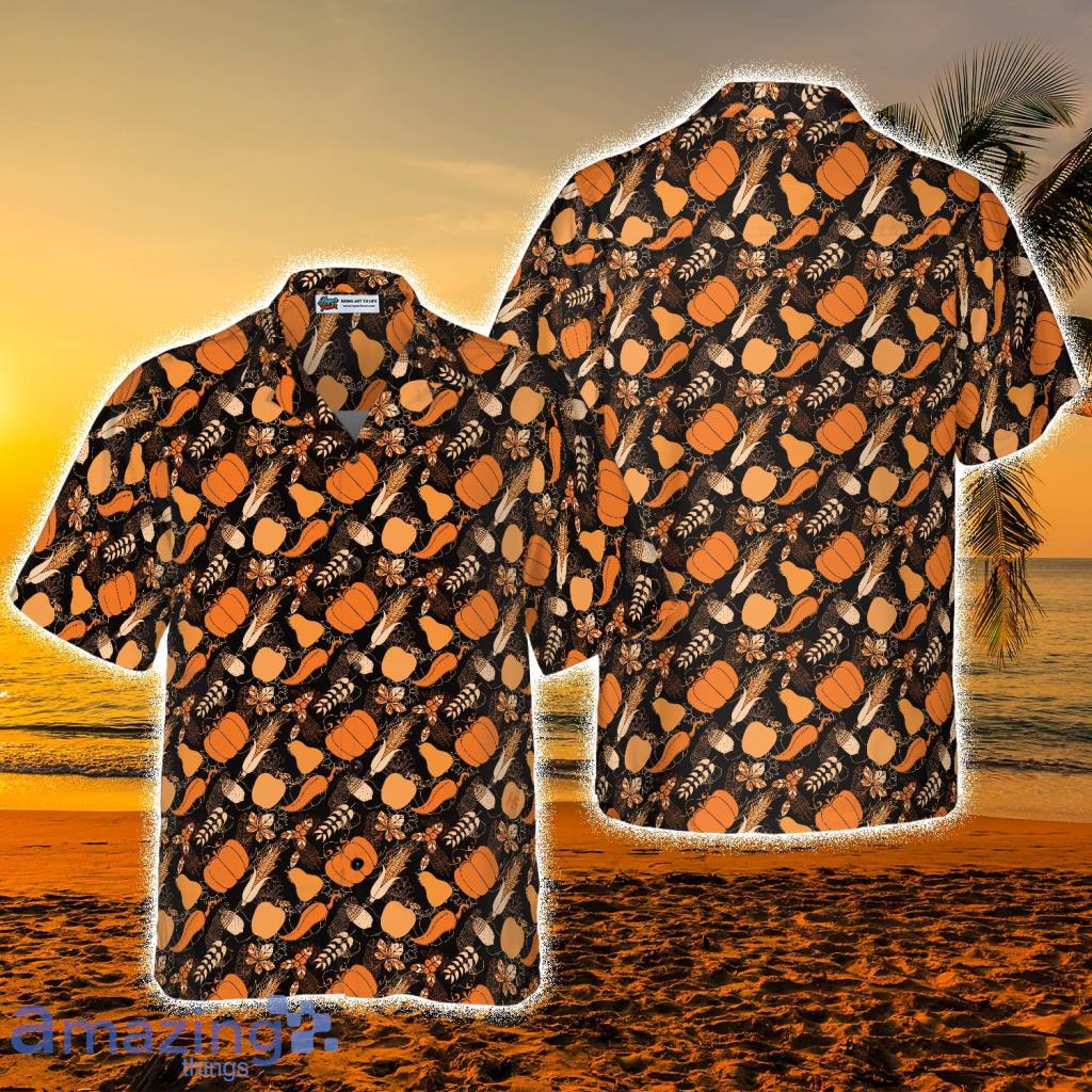 Happy Thanksgiving Day Tropical Hawaiian Shirt - Happy Thanksgiving Day Tropical Hawaiian Shirt
