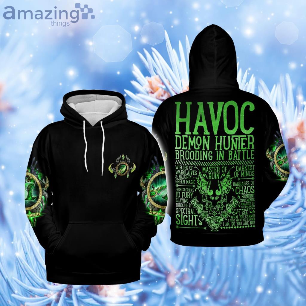 Havoc Demon Hunter WoW Class Guide Hoodie 3D - Havoc Demon Hunter WoW Class Guide Hoodie 3D