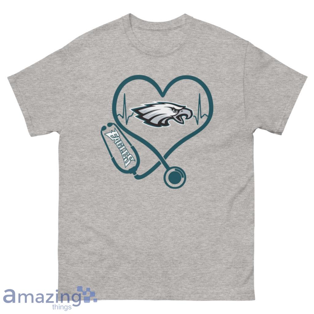 NFL For Her Philadelphia Eagles Pink & Gray Layered T-Shirt