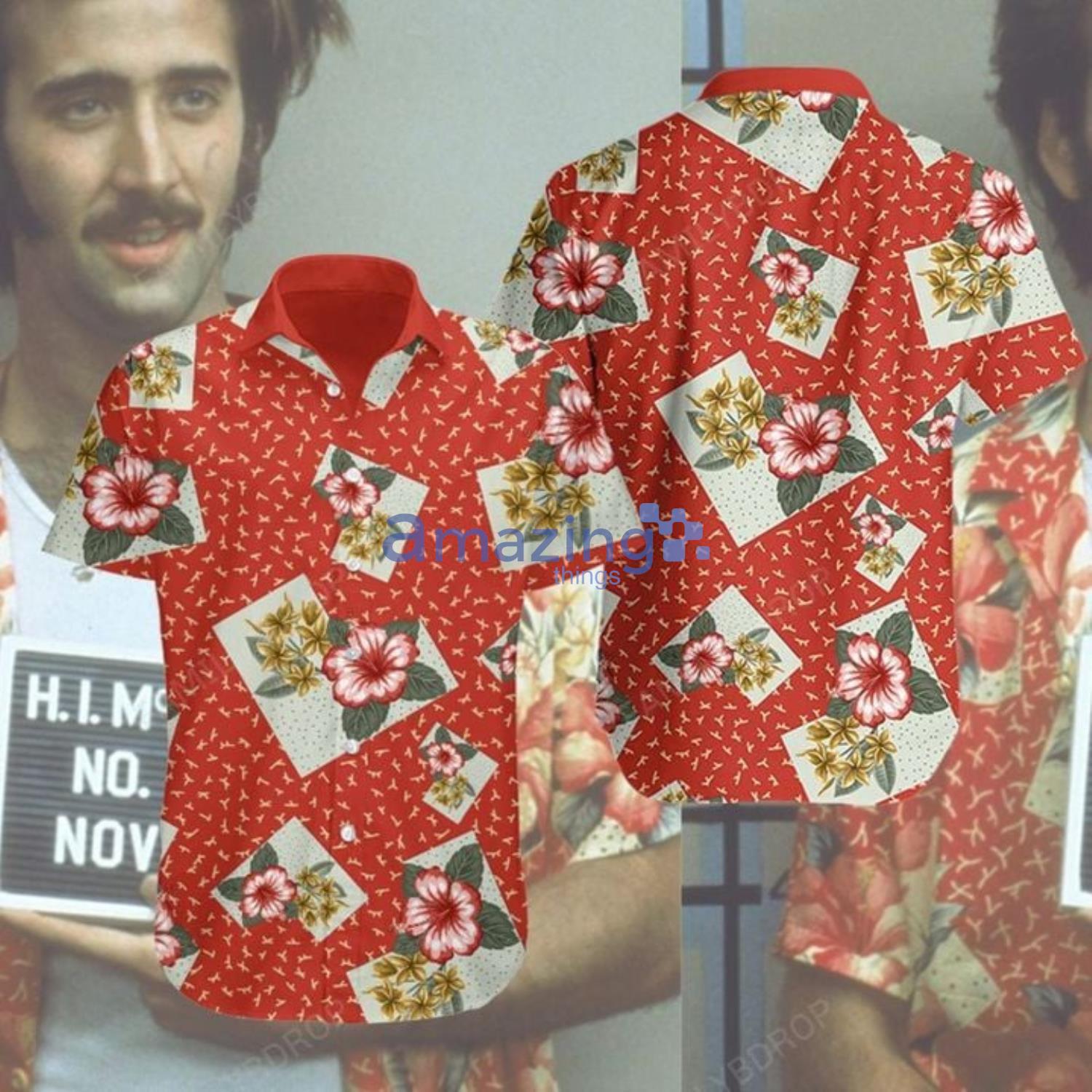 Herbert H.I Mcdunnough - Nicolas Cage In Raising Arizona Summer Men And Women Hawaiian Shirt Product Photo 1