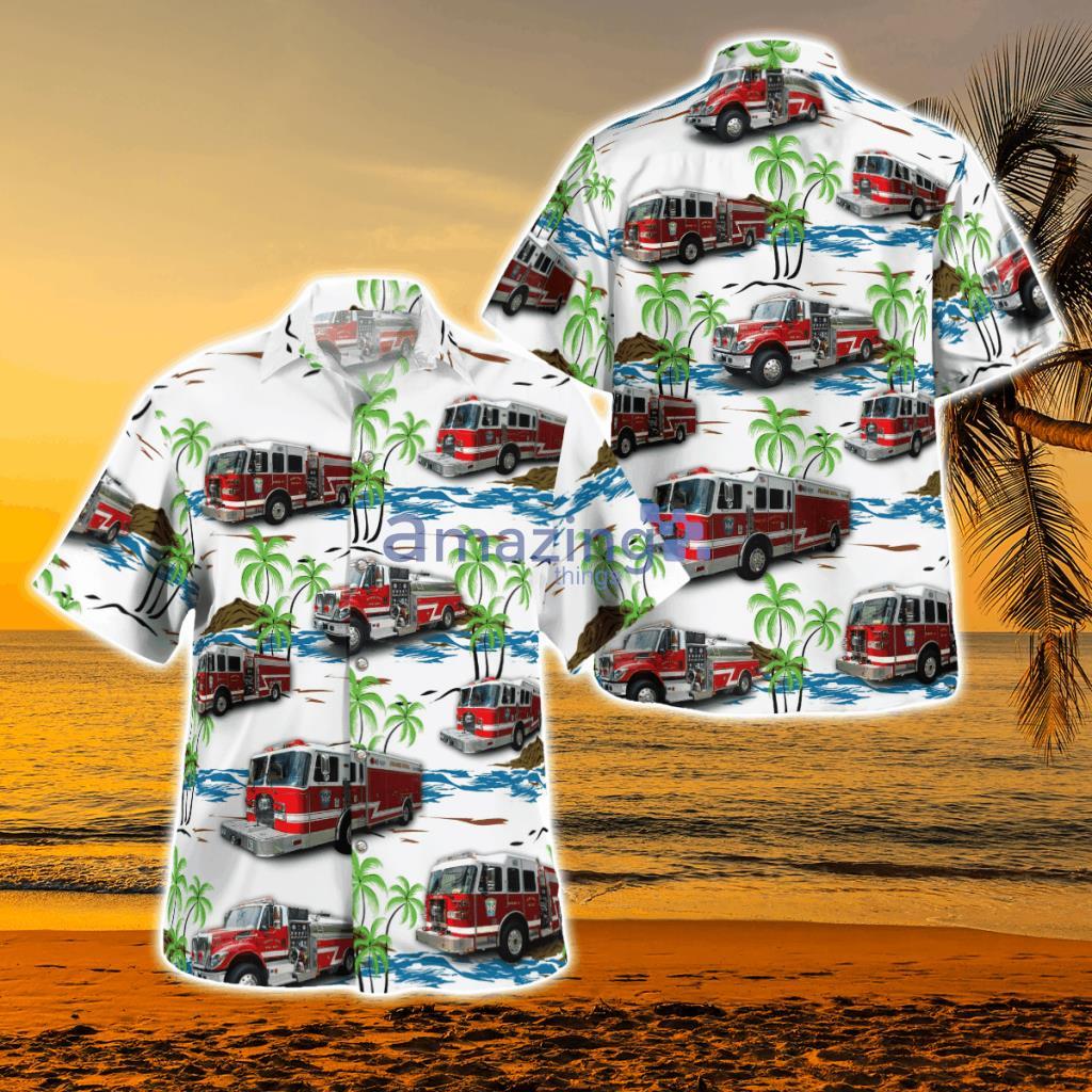 Hillsborough, North Carolina Orange Rural Fire Department Hawaiian Shirt - Hillsborough, North Carolina Orange Rural Fire Department Hawaiian Shirt