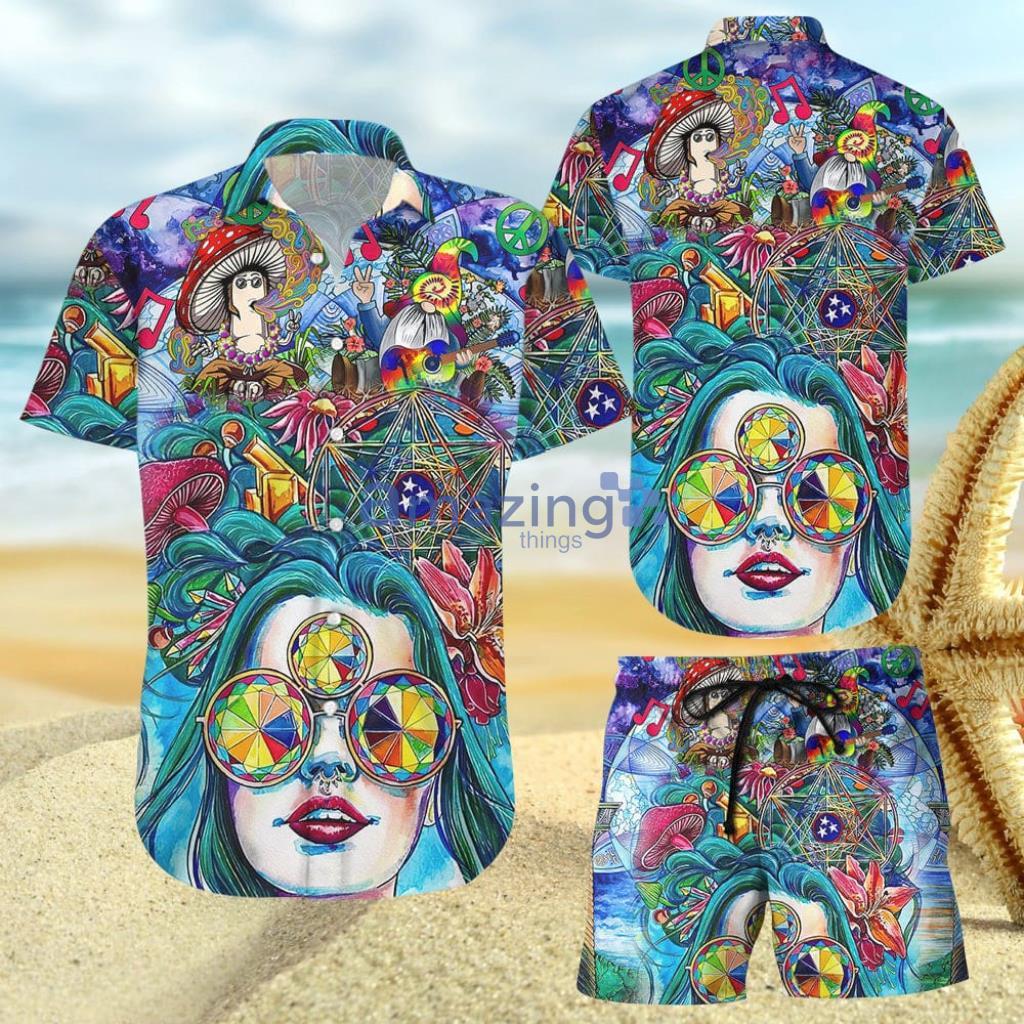 Hippie Beautiful Woman With Kaleidoscope Hawaiian Shirt And Short - Hippie Beautiful Woman With Kaleidoscope Hawaiian Shirt And Short Hippie Beautiful Woman With Kaleidoscope Hawaiian Shirt And Short - Hippie Beautiful Woman With Kaleidoscope Hawaiian Shirt And Short