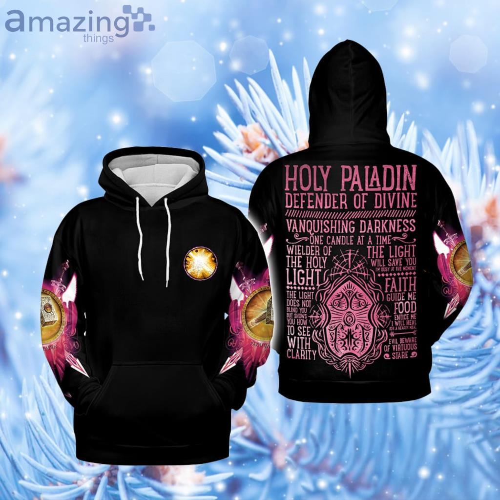 Holy Paladin Guide Paladin Class V2 WoW Collections AOP Hoodie 3D - Holy Paladin Guide Paladin Class V2 WoW Collections AOP Hoodie 3D