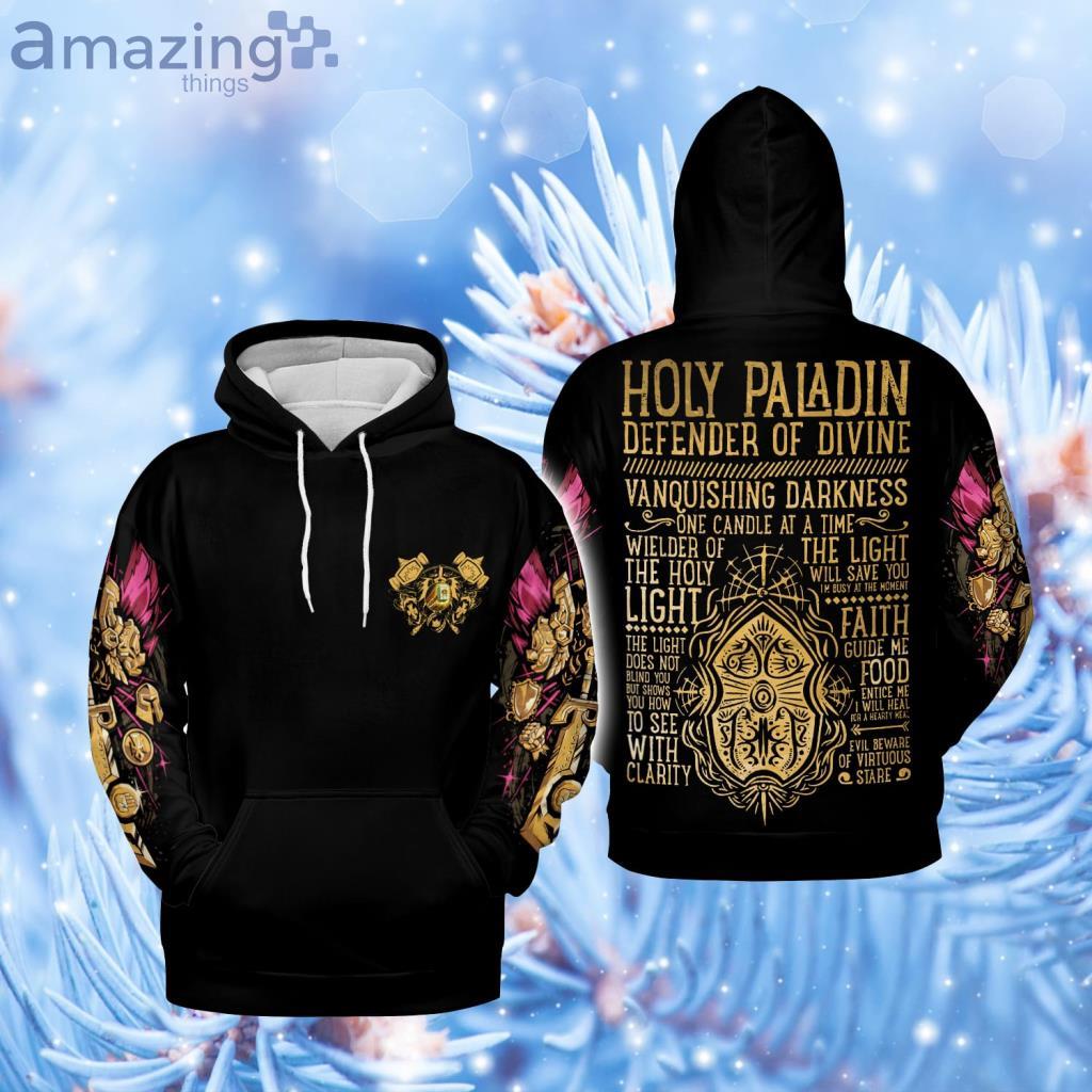 Holy Paladin WoW Class Guide Hoodie 3D - Holy Paladin WoW Class Guide Hoodie 3D