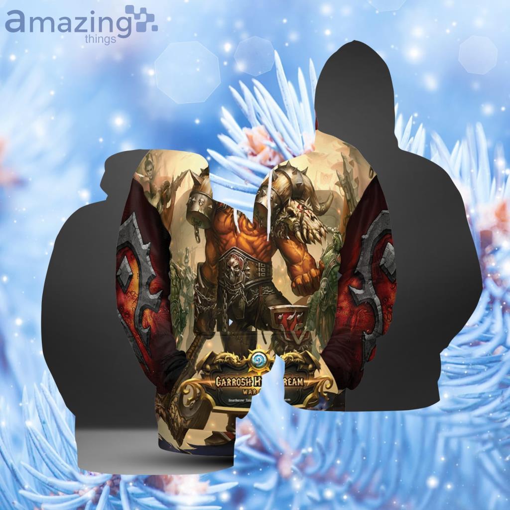 Horde Garrosh Hellscream WoW AOP Hoodie 3D - Horde Garrosh Hellscream WoW AOP Hoodie 3D