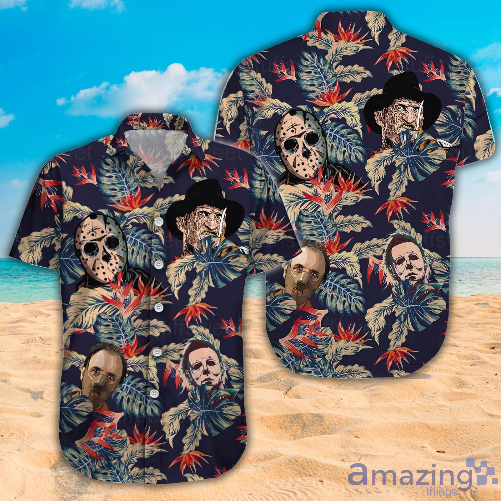 Horror Character Tropical Hawaiian Shirt