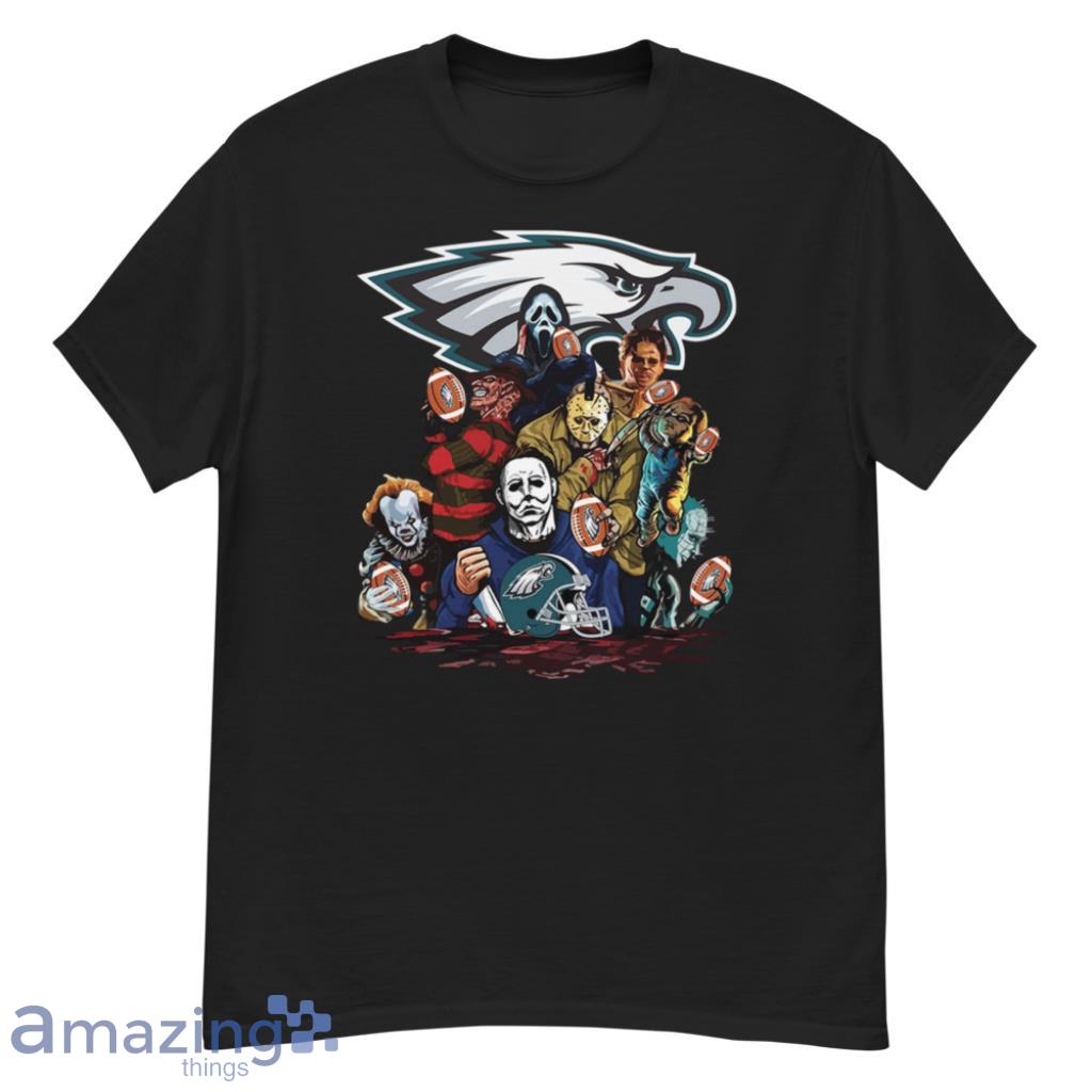Horror Movie Fan Philadelphia Eagles, NFL Shirt image Horror Movie Fan Philadelphia Eagles, NFL Shirt - G500 Men’s Classic T-Shirt