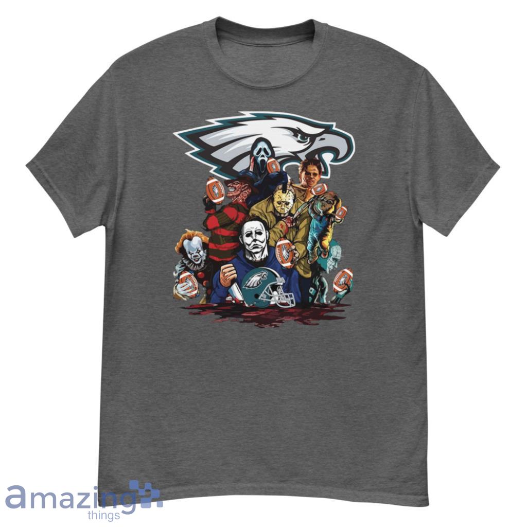 Horror Movie Fan Philadelphia Eagles, NFL Shirt - G500 Men’s Classic T-Shirt-1