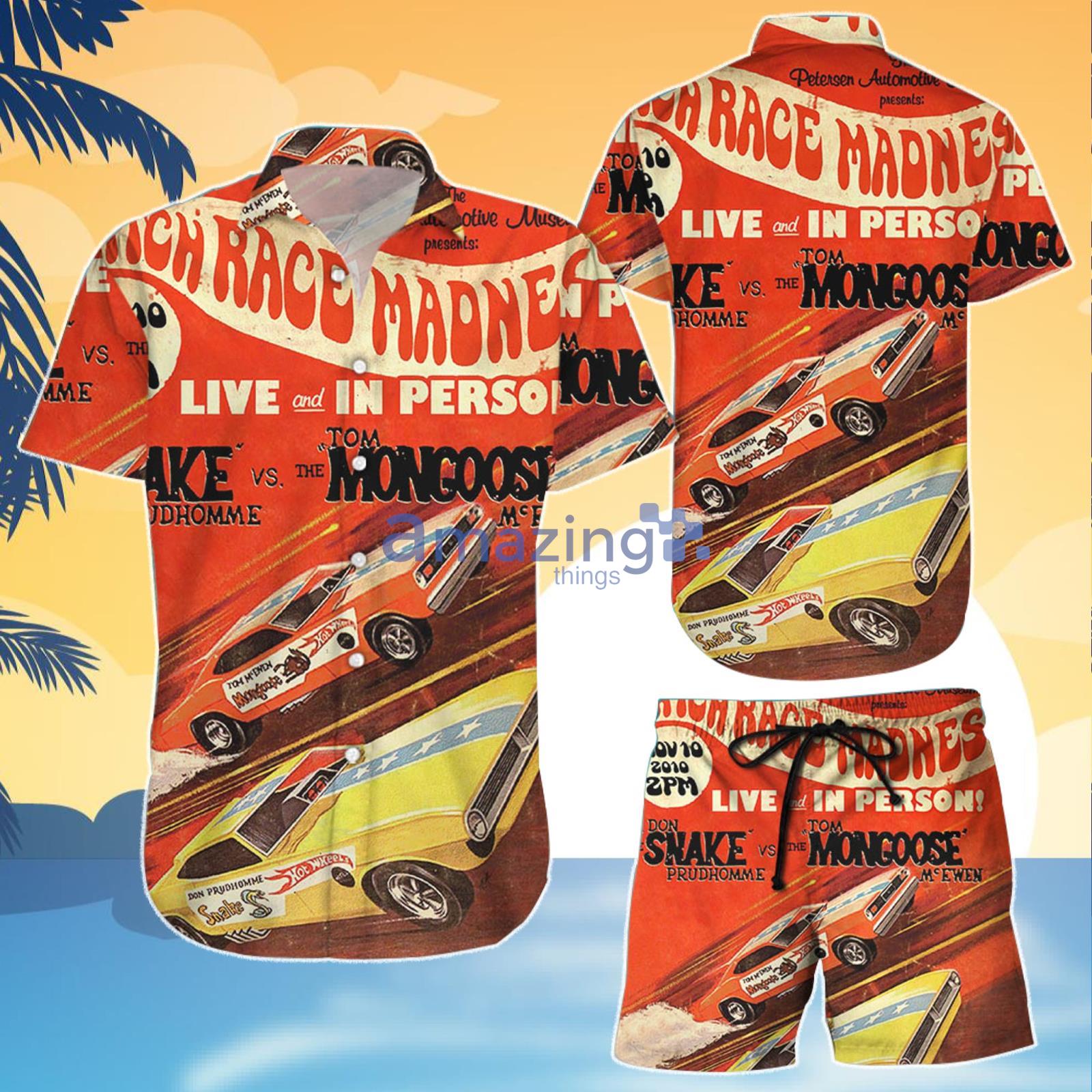 Hot Wheels Snake And Mongoose Combo Hawaiian Shirt And Shorts Gift For Summer Vacation Product Photo 1