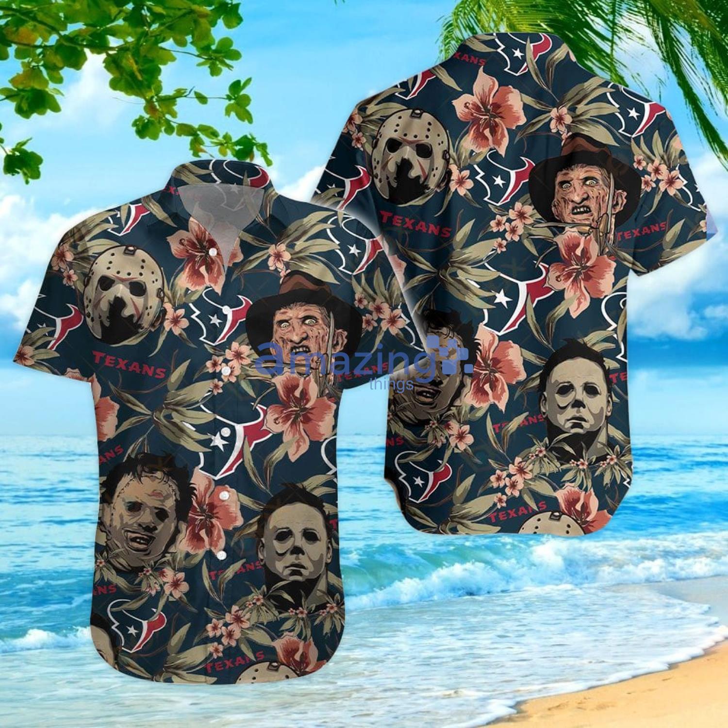 Houston Texans NFL Design 3 Beach Hawaiian Shirt Men And Women For