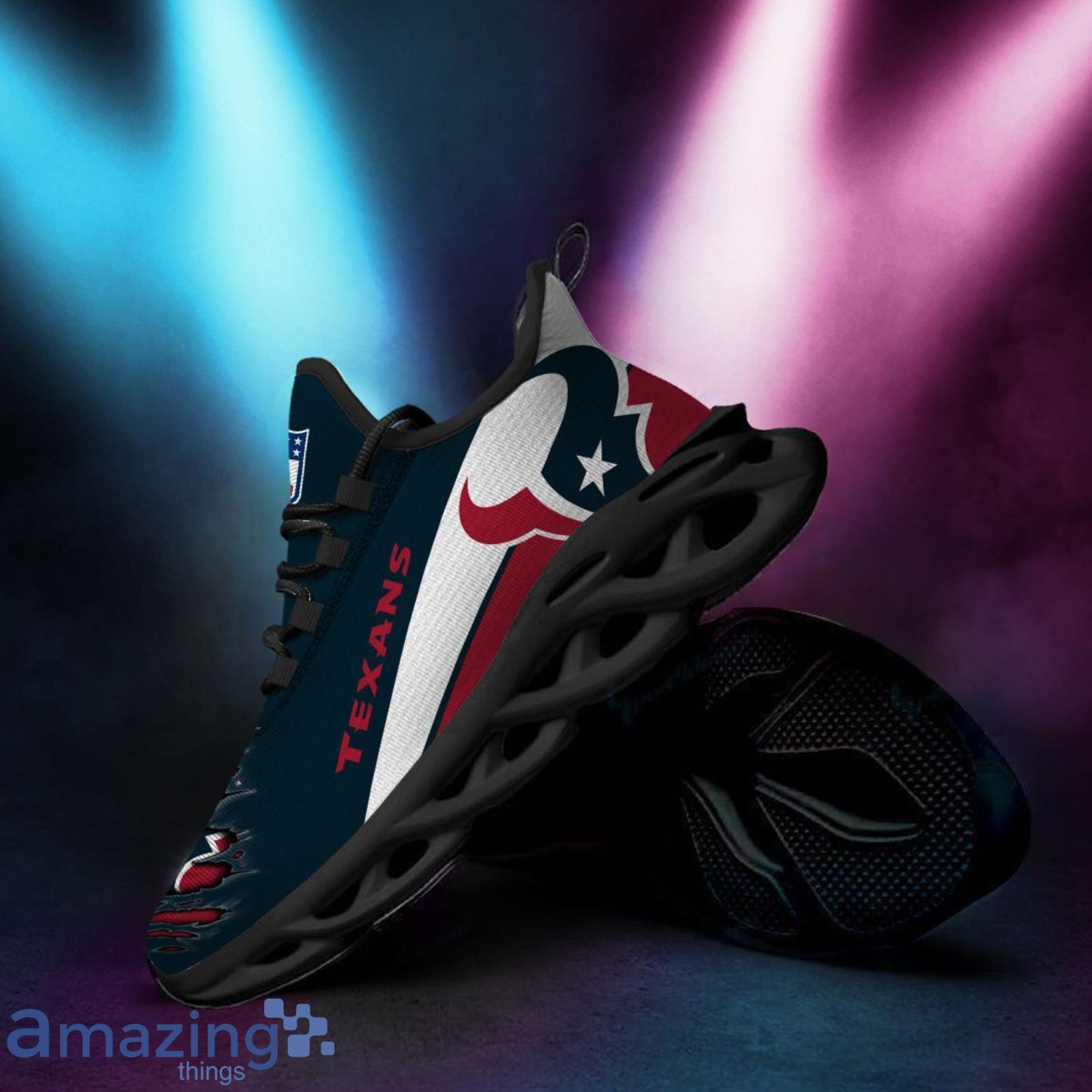 Houston Texans Max Soul Shoes Sport Team Running Sneakers Gift For Men And Women image Houston Texans Max Soul Shoes Sport Team Running Sneakers Gift For Men And Women Product Photo 3