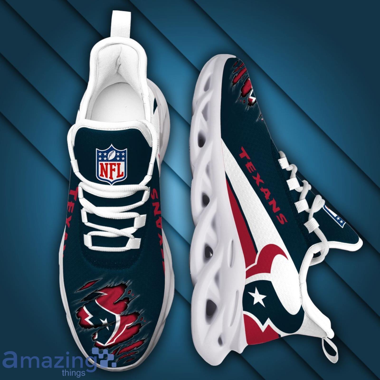 Houston Texans Max Soul Shoes Sport Team Running Sneakers Gift For Men And Women image Houston Texans Max Soul Shoes Sport Team Running Sneakers Gift For Men And Women Product Photo 5