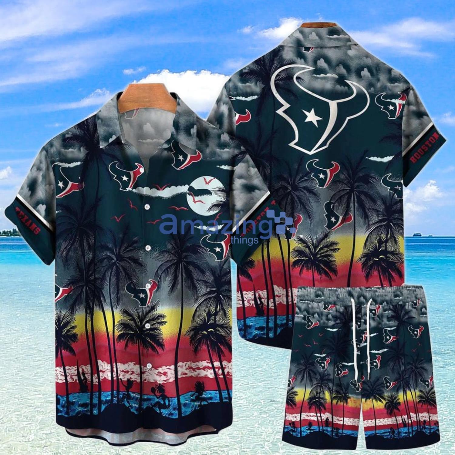 Houston Texans NFL Vintage Coconut Tropical Hawaiian Shirt For Men