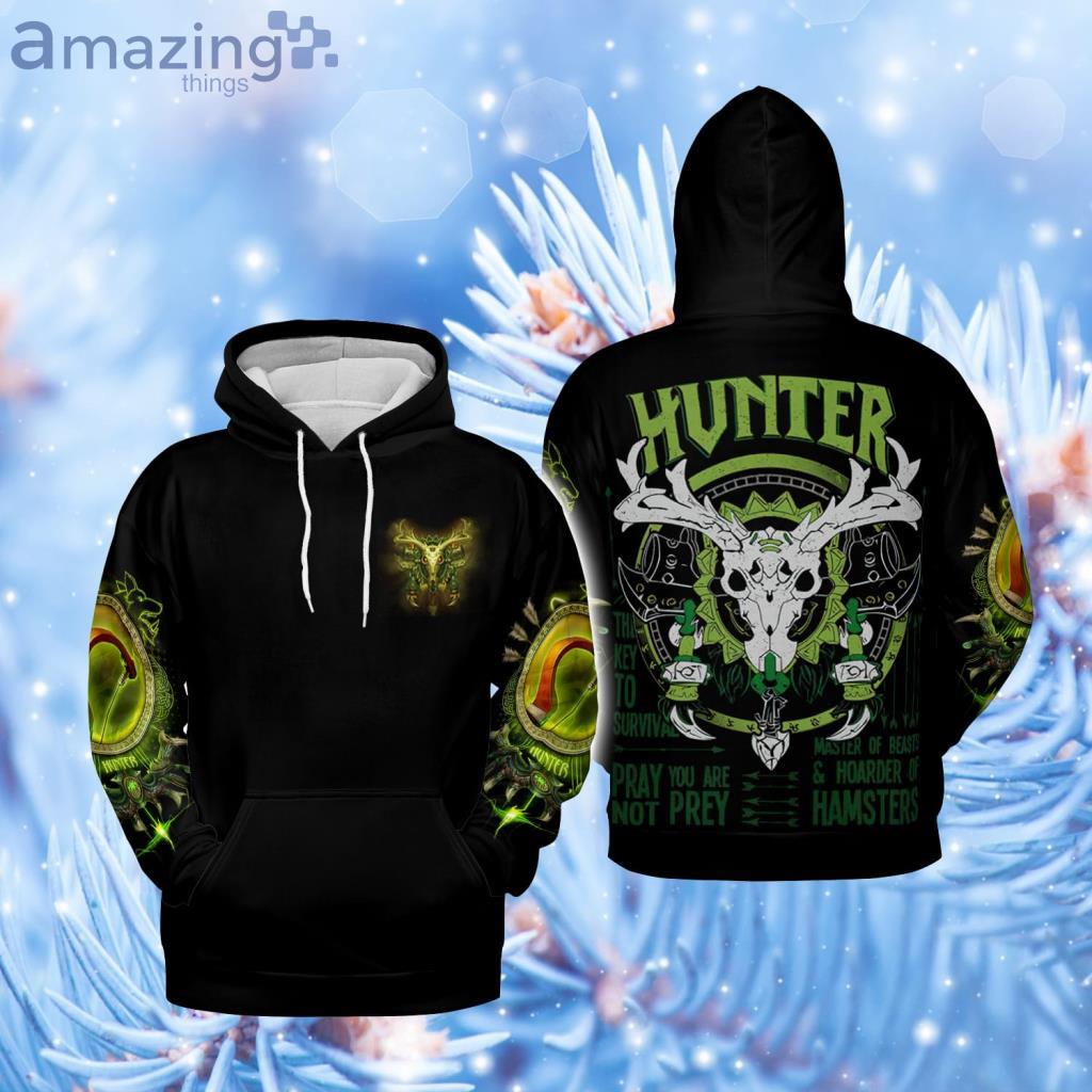 Hunter Wow AOP Hoodie 3D - Hunter Wow AOP Hoodie 3D