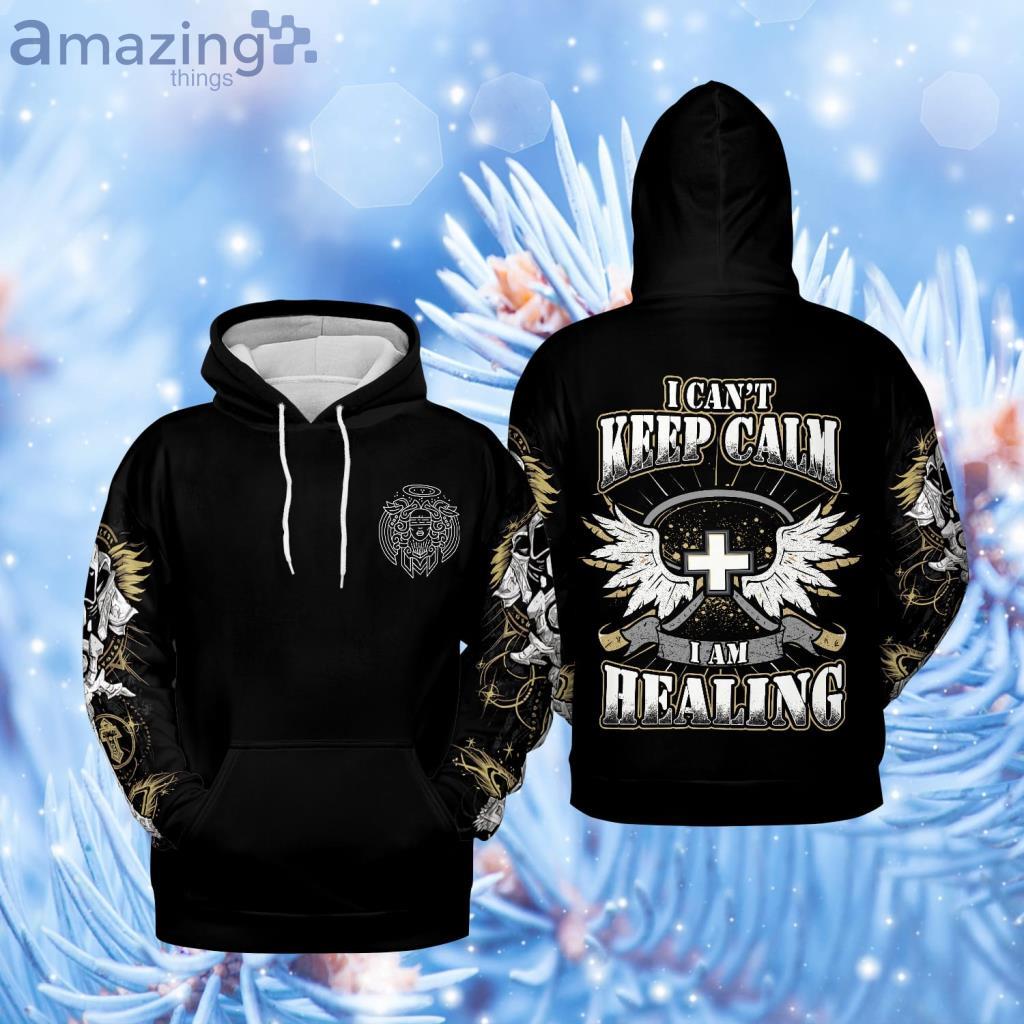 I CAN'T KEEP CALM - I'M HEALING AOP Hoodie 3D - I CAN'T KEEP CALM - I'M HEALING AOP Hoodie 3D