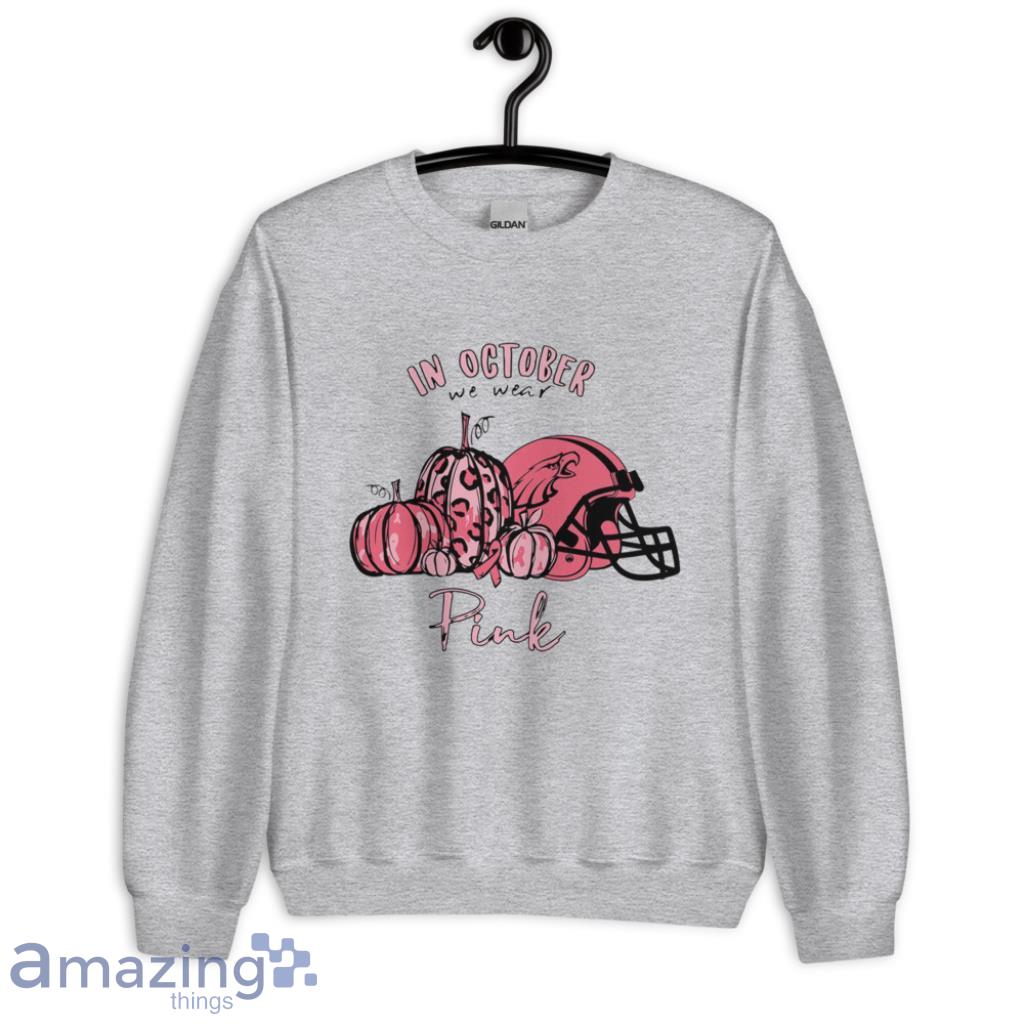 Eagles Shirt In October We Wear Pink Garlic Football Helmet Philadelphia  Eagles Gift - Personalized Gifts: Family, Sports, Occasions, Trending