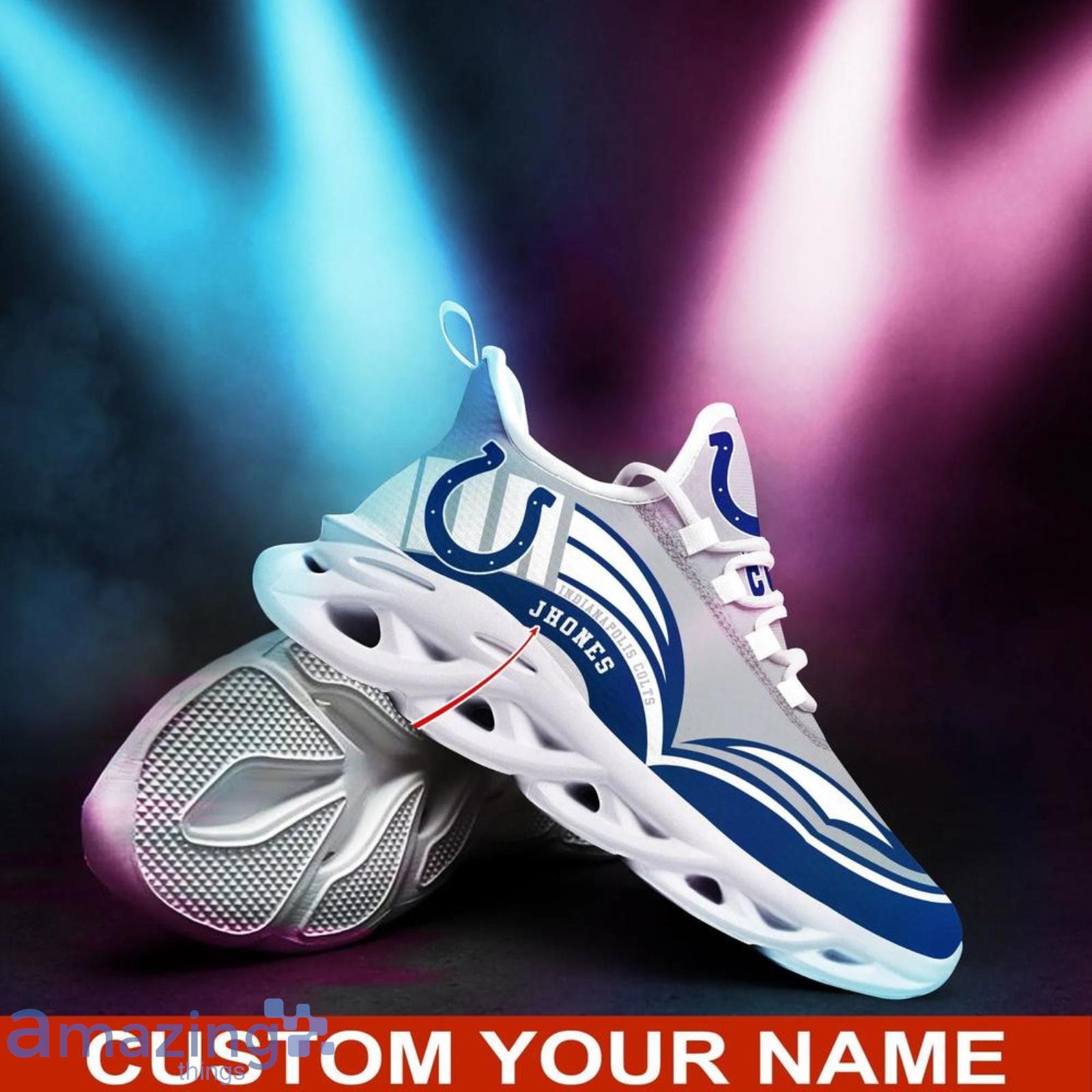 Indianapolis Colts NFL Flag American Running Sneaker Custom Name Max Soul  Shoes - YesItCustom