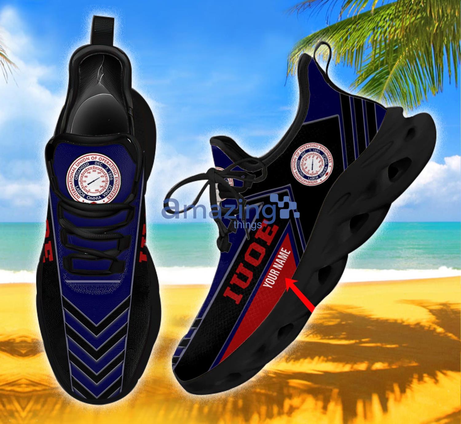 International Union Of Operating Engineers Chunky Sneakers Max Soul Shoes For Men And Women Custom Name - international union of operating engineers Sneaker Shoes XTHS768_1
