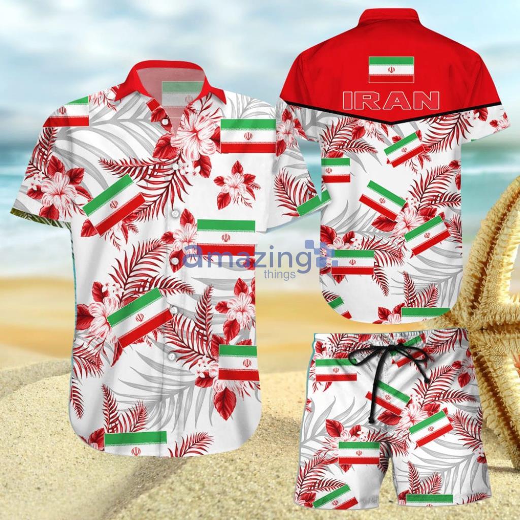 Iran National Soccer Team, Qatar World Cup 2022, Season Winter World Cup, Hawaiian Shirt And Short - Iran National Soccer Team, Qatar World Cup 2022, Season Winter World Cup, Hawaiian Shirt And Short