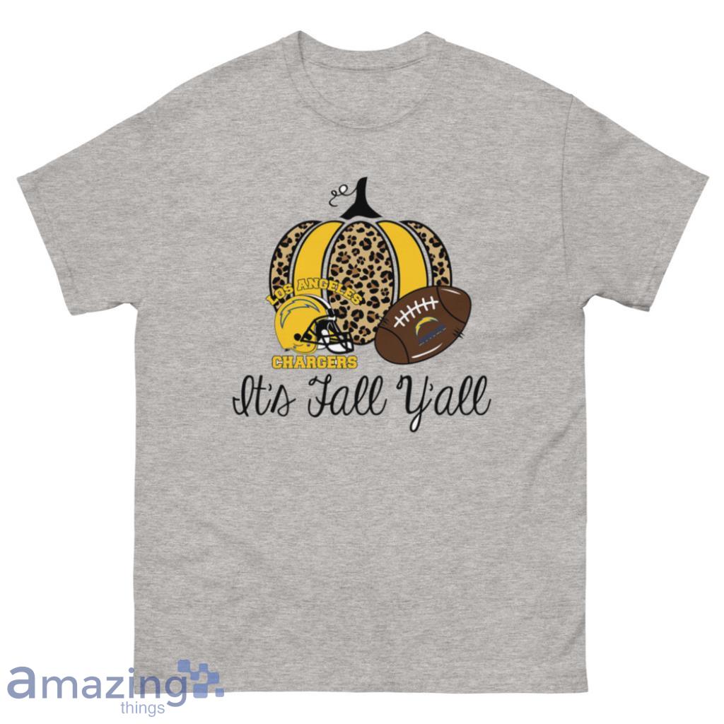 It Fall Y'all Pumpkin Los Angeles Chargers NFL Shirt image It Fall Y'all Pumpkin Los Angeles Chargers NFL Shirt - 500 Men’s Classic Tee Gildan