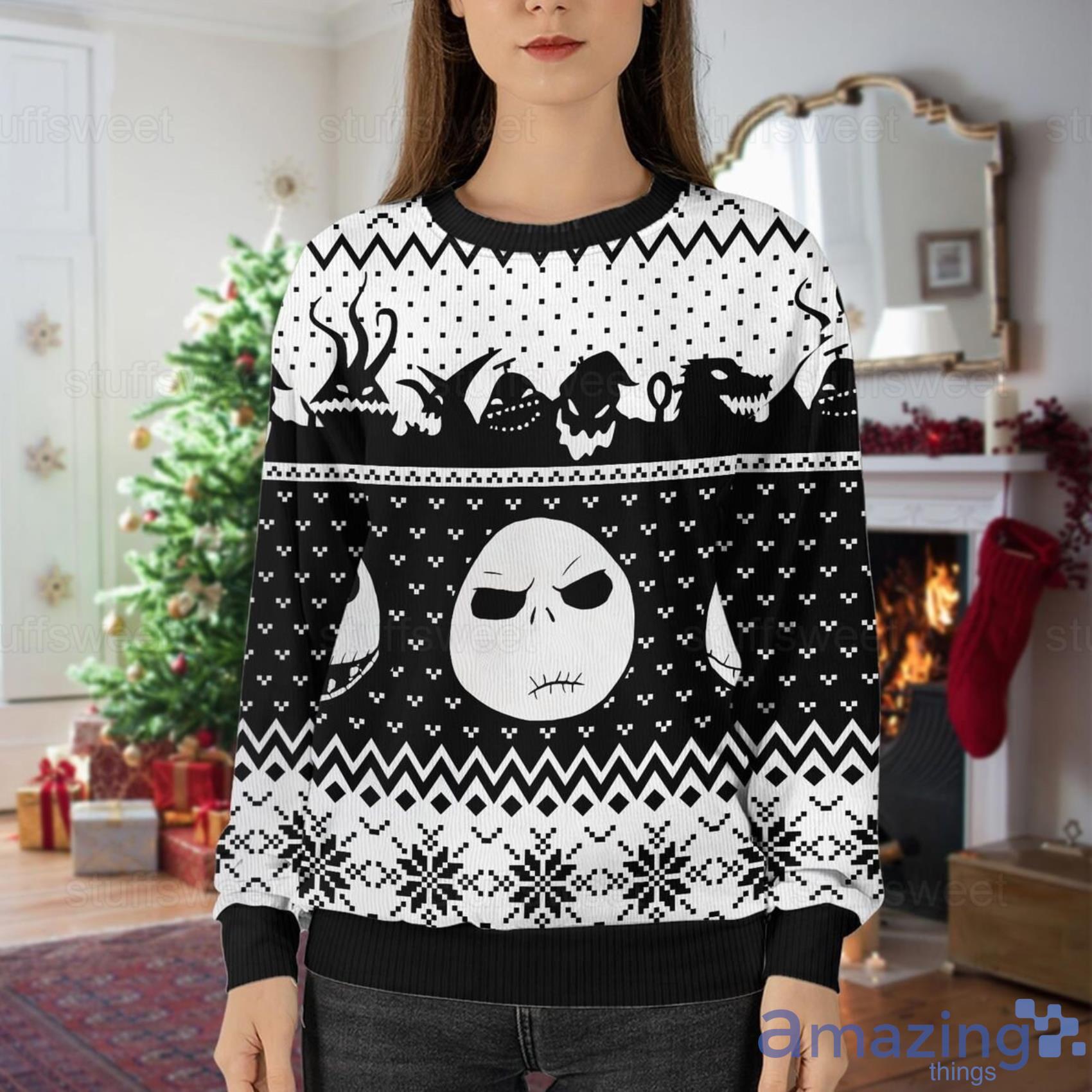 Pittsburgh Steelers Jack Skellington Ugly Sweater