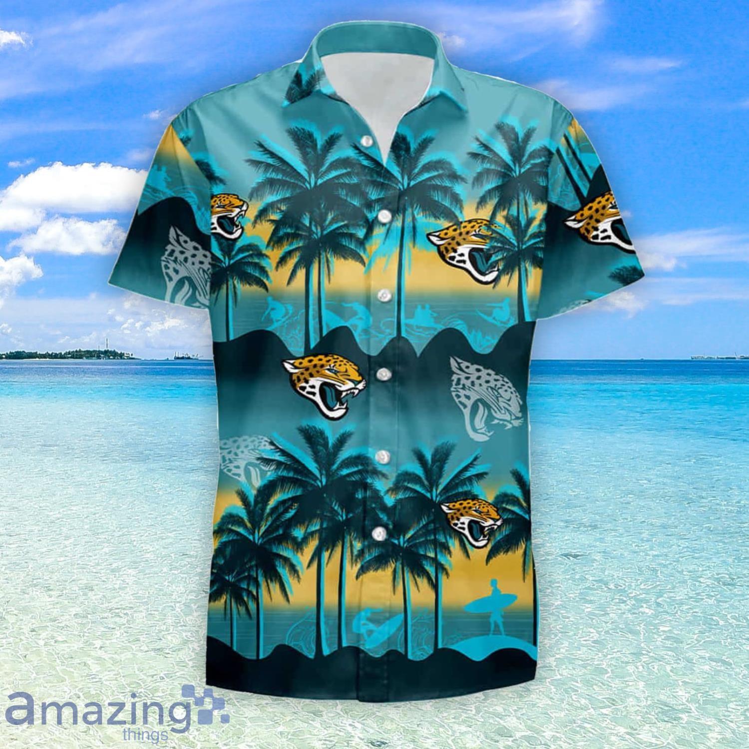 Personalized NFL Jacksonville Jaguars Combo Hawaiian Shirt And Shorts  Tropical Gift Summer