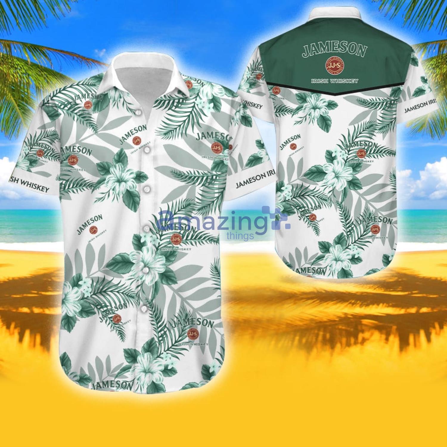 Jameson Irish Whiskey Tropical Aloha Combo Hawaiian Shirt And Shorts Gift For Summer Product Photo 1