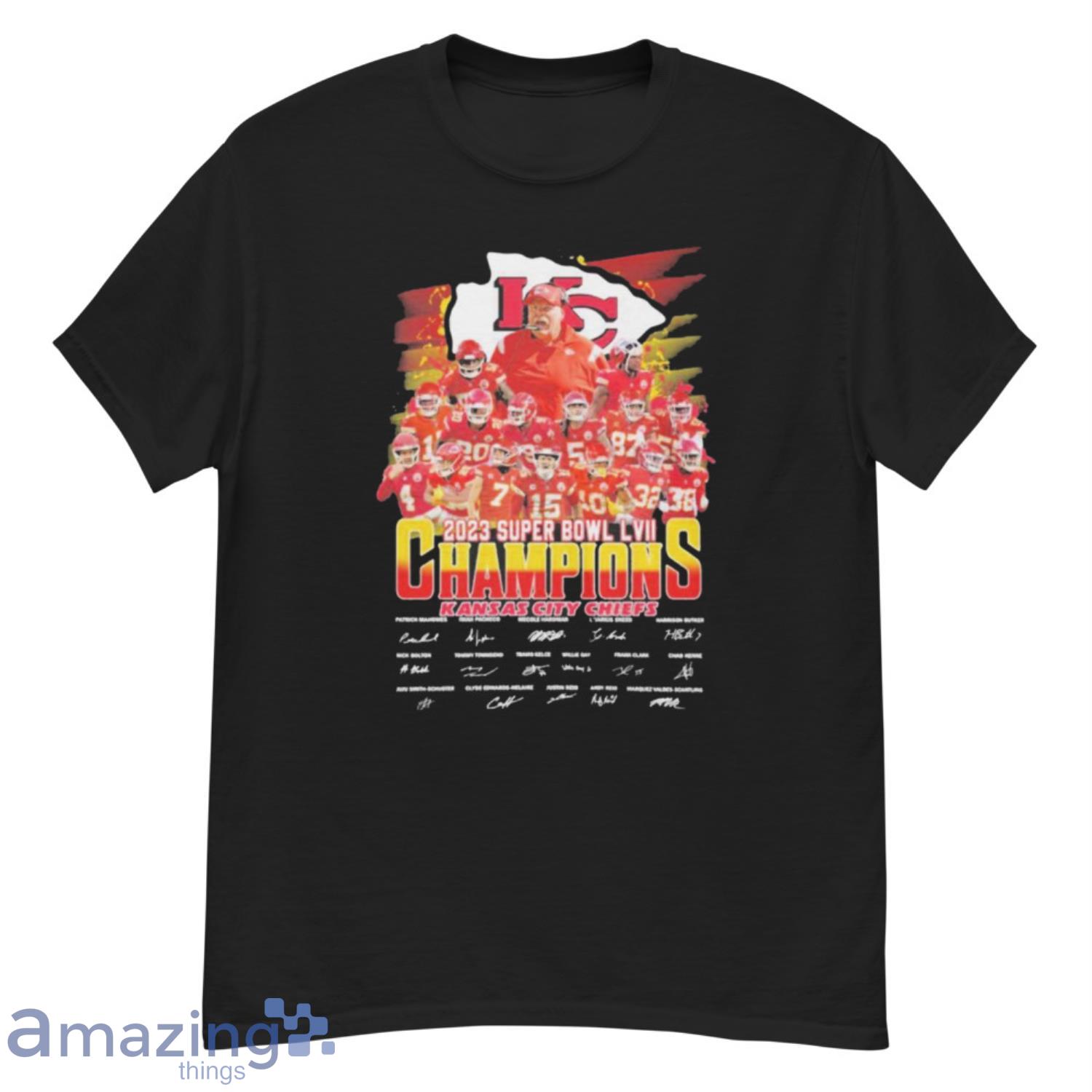 Kansas City CHIEFS Shirt T- Shirt Football Super Bowl LVII