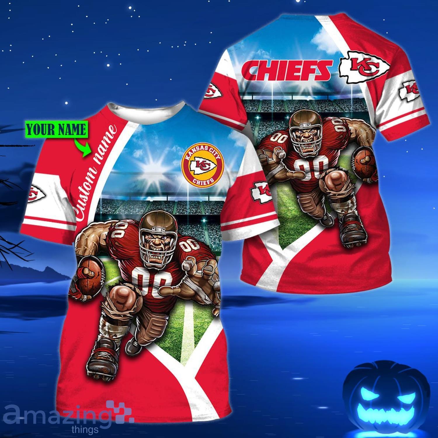 Kansas City Chiefs clothing custom 3D print full