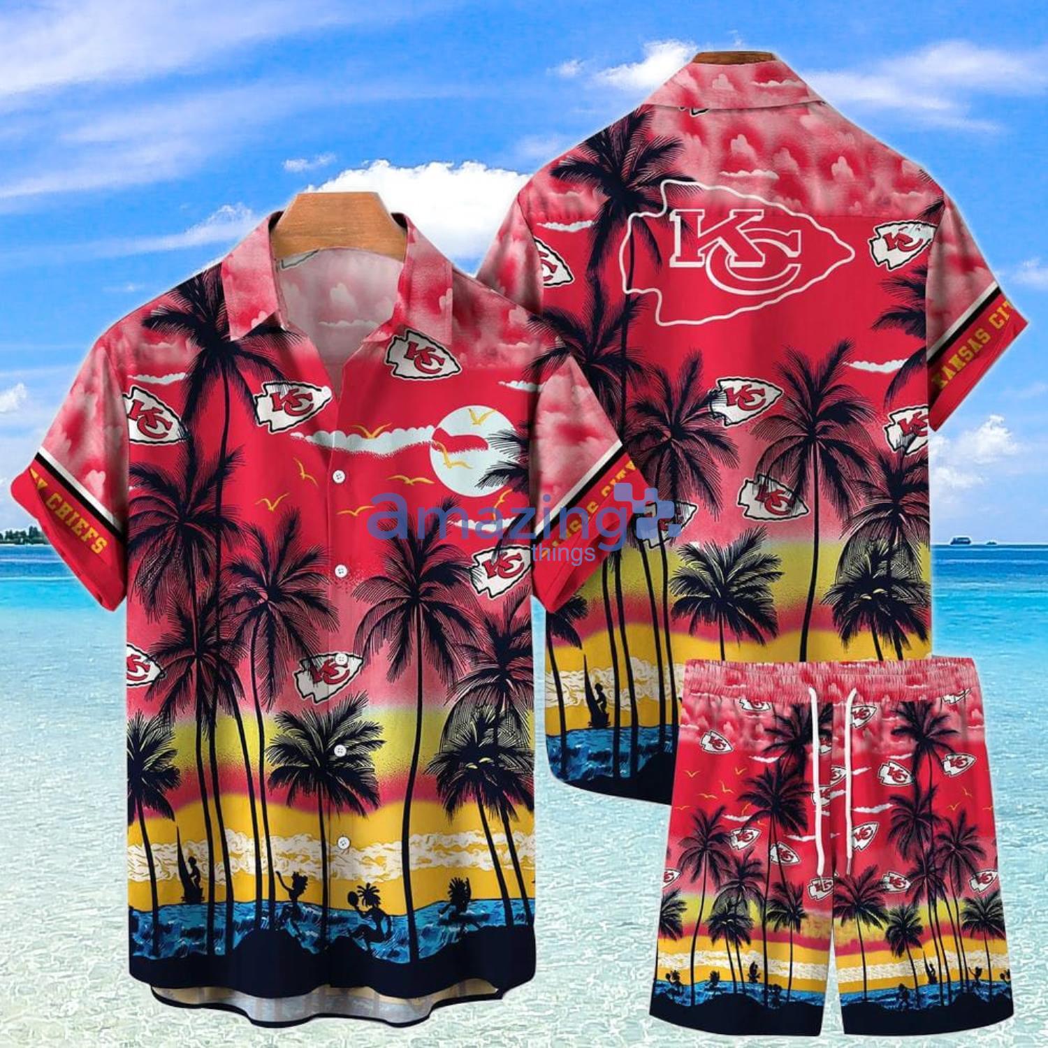 Kansas City Chiefs Hawaiian Shirt Beach Gift For Dad