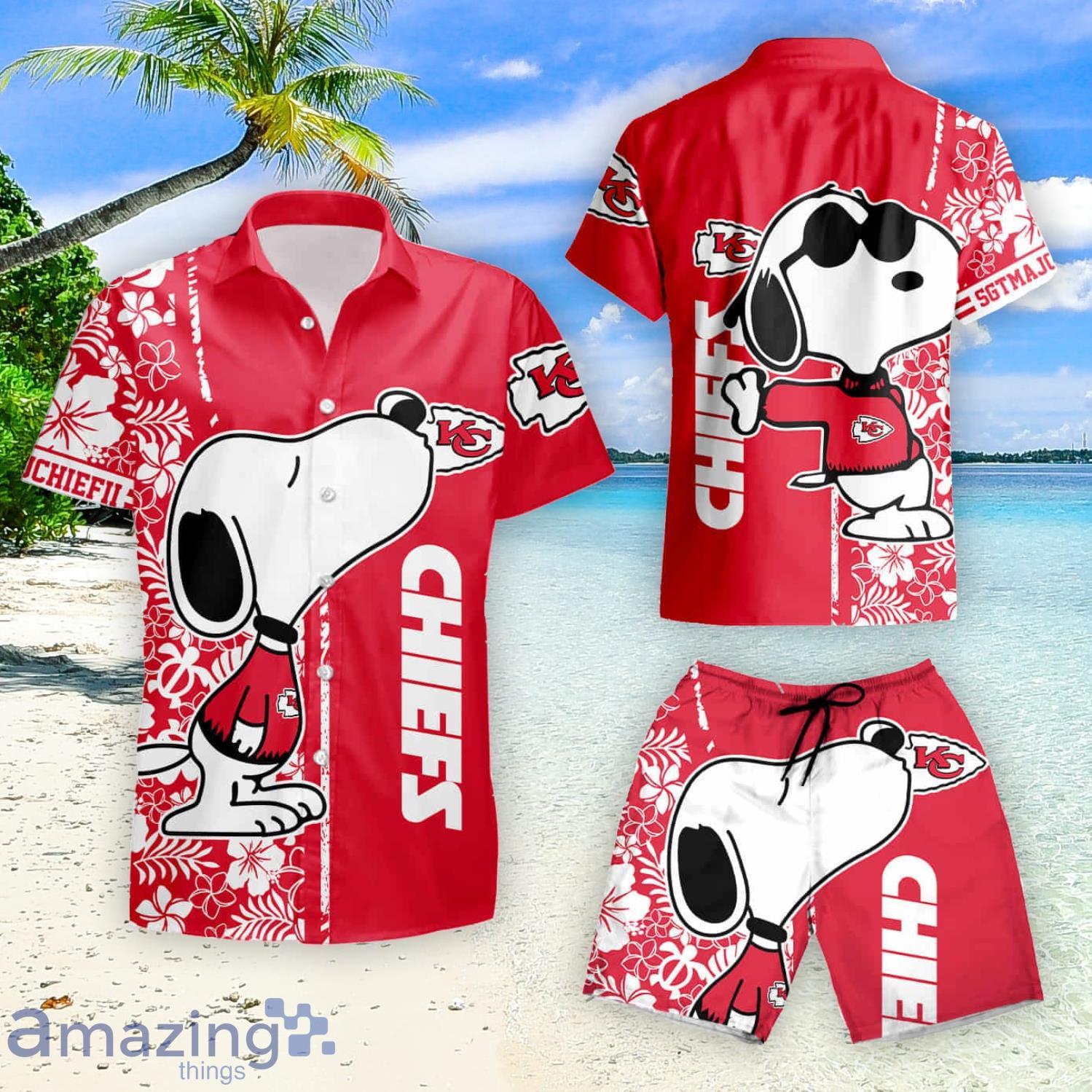 Kansas City Chiefs Snoopy Hawaii Summer KC Chiefs Hawaiian Shirt